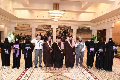 أمير الرياض يدشن أول فرقة كشفية نسائية بالمنطقة