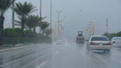 الدفاع المدني يدعو لتوخي الحذر لتوقُع هطول أمطار رعدية على عدة مناطق