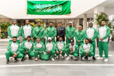 بعثة المنتخب السعودي لكمال الأجسام تصل إلى إسبانيا للمشاركة في بطولة العالم